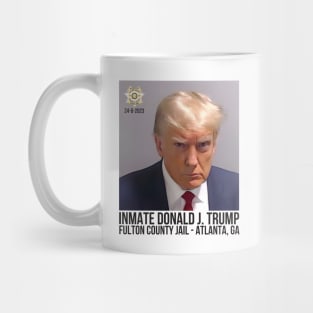 Inmate Trump Mugshot Fulton county Jail Mug